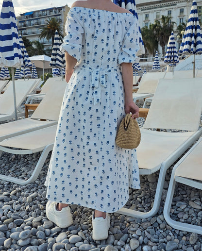 Bleu flower dress