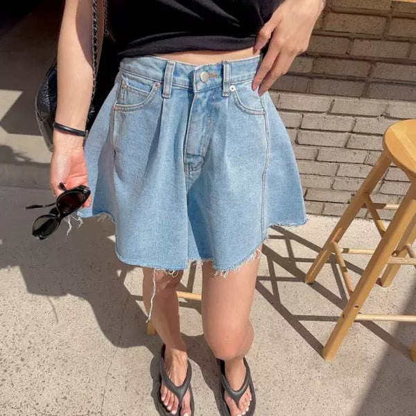 Flare Denim Pants