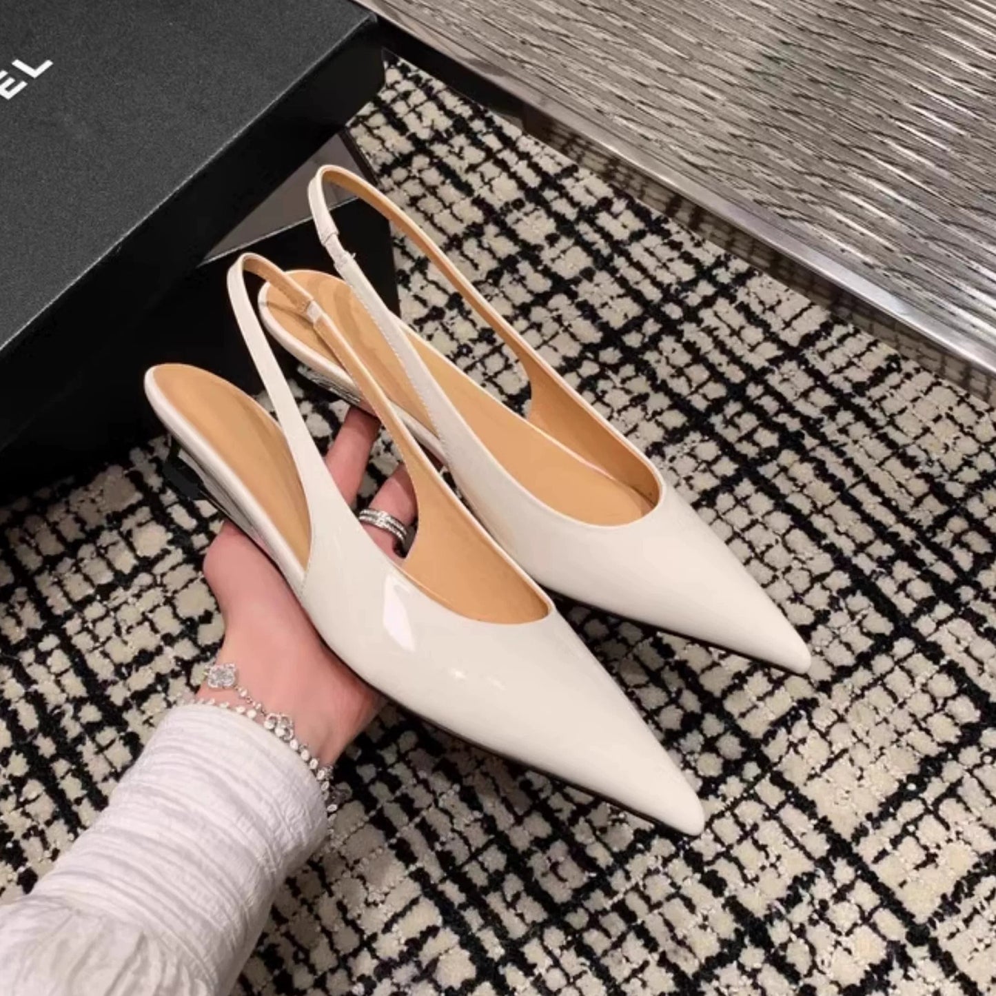 Pointed Slingbacks