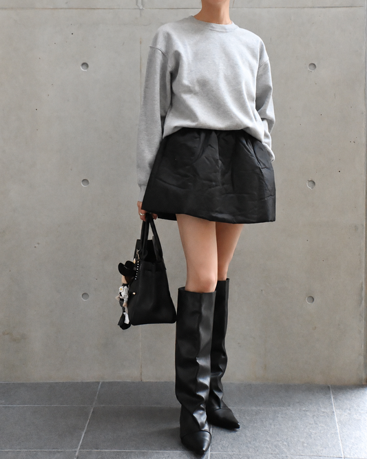 Padded Mini Skirt