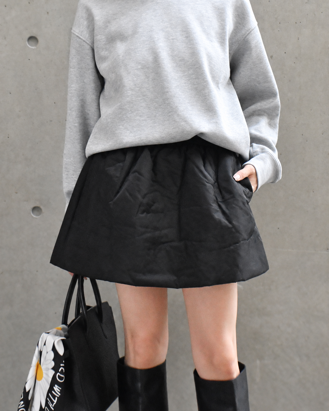 Padded Mini Skirt