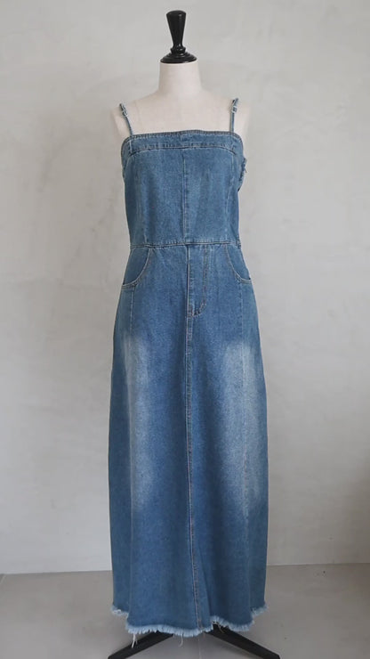Denim Maxi Dress