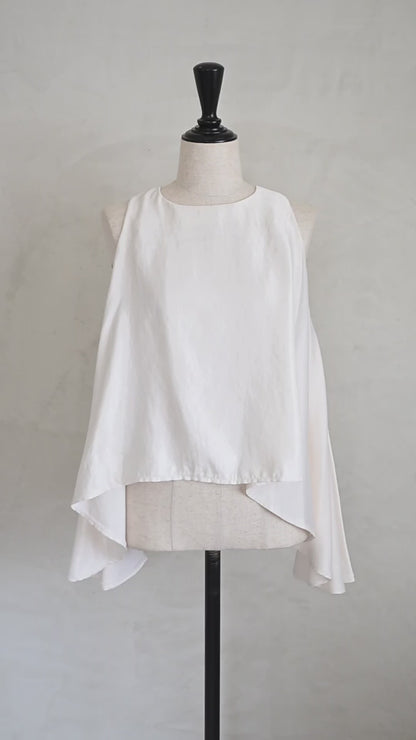 Drape Satin Blouse