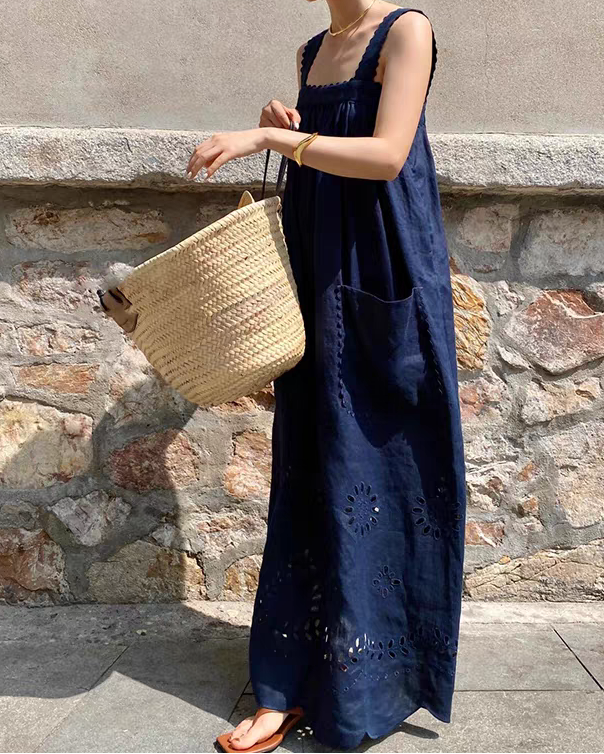 Scallop Lace Maxi Dress