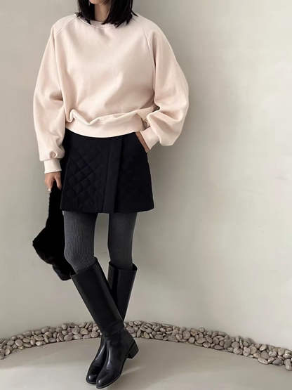 Quilted Wrap Short Pants